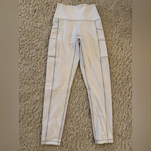 Aerie High-Waisted white Leggings